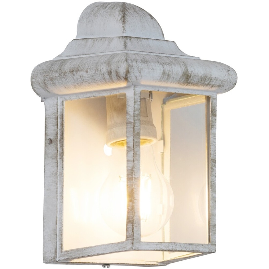 Rabalux 8753 - Уличный настенный светильник NORVICH 1xE27/60W/230V IP43 белый