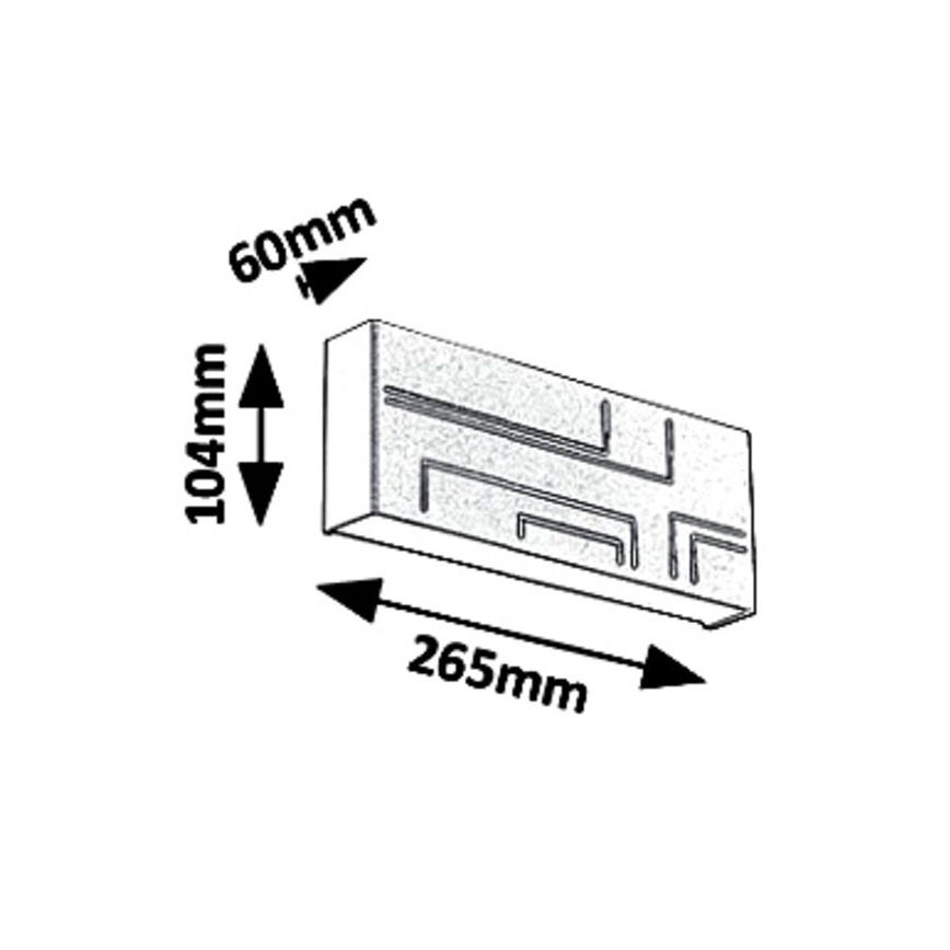 Rabalux - Уличный светодиодный настенный светильник LED/12W/230V IP65