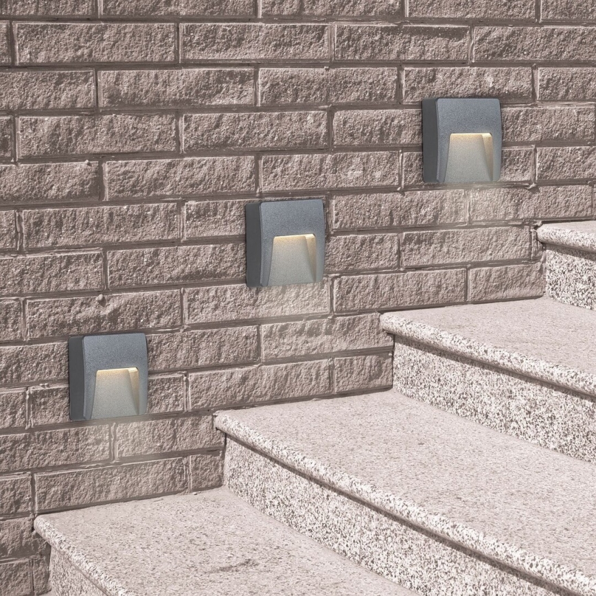 Rabalux - Уличный светодиодный настенный светильник LED/3W/230V IP65