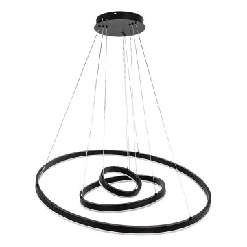 Rabalux - диммируемая светодиодная люстра на тросе LED/100Вт/230В 3000-6500К + пульт дистанционного управления