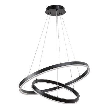 Rabalux - диммируемая светодиодная люстра на тросе LED/80W/230V 3000-6500K + пульт дистанционного управления