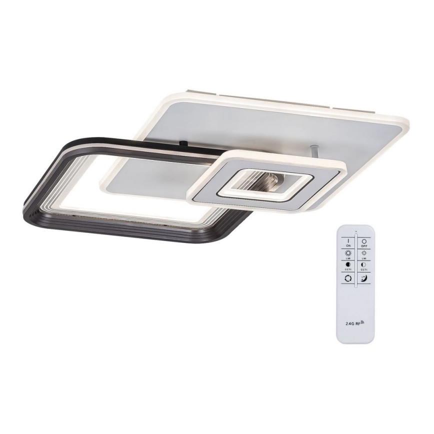 Rabalux - диммируемый накладной потолочный светильник LED/48W/230V 3000K/4000K/6000K + пульт ДУ 49,5x49,5 см