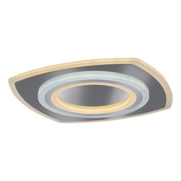 Rabalux - Диммируемый потолочный светильник LED/60 Вт/230 В 3000/4000/6000 К матовый хром + пульт дистанционного управления 48x48 см