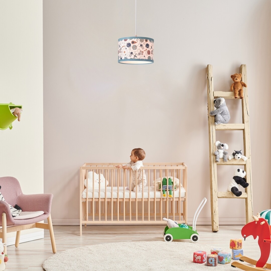 Rabalux - Дитяча підвісна люстра 1xE27/40W/230V синій