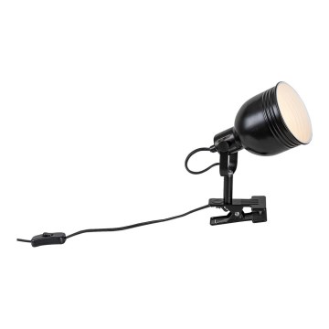Rabalux - Лампа з затискачем 1xE14/25W/230V чорний