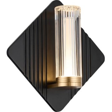 Rabalux - LED настінний світильник для ванної кімнати LED/7W/230V IP44 чорний/золотистий