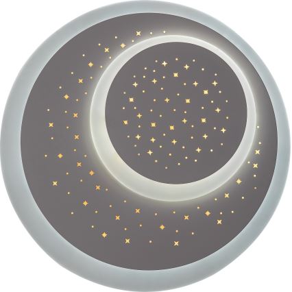 Rabalux - Светодиодный потолочный светильник с диммером LED, 47 Вт, 230 В, 3000–6000 К, с пультом дистанционного управления, диаметр 48 см