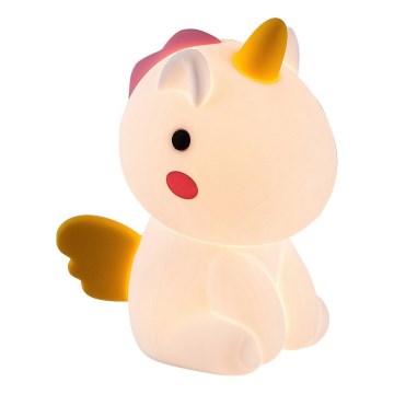 Rabalux - LED RGB Дитяча акумуляторна сенсорна лампа з регулюванням яскравості LED/0,45W/5V