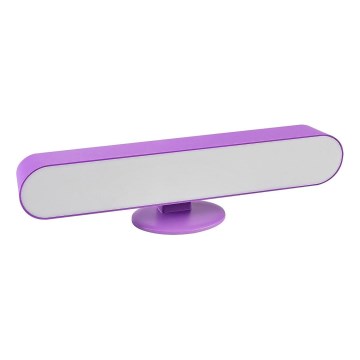 Rabalux - LED RGB Настільна акумуляторна лампа з регулюванням яскравості LED/3W/5V фіолетовий