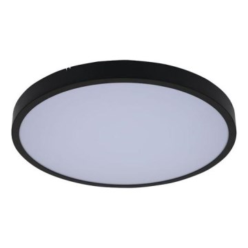 Rabalux - LED RGB Стельовий світильник для ванної з регулюванням яскравості LED/36W/230V 3000-6000K Wi-Fi Tuya IP44 діаметр 42 cm чорний + пульт дистанційного керування
