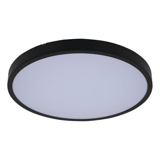 Rabalux - LED RGB Стельовий світильник для ванної з регулюванням яскравості LED/36W/230V 3000-6000K Wi-Fi Tuya IP44 діаметр 42 cm чорний + пульт дистанційного керування