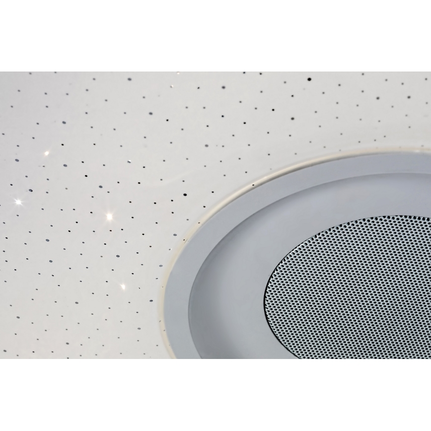 Rabalux - LED RGB Стельовий світильник з динаміком та регулюванням яскравості LED/18W/230V + ДК 3000-6000K Bluetooth