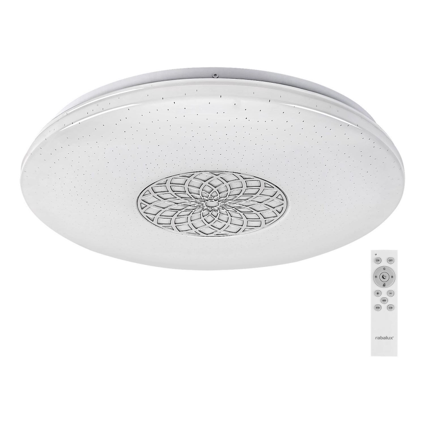 Rabalux - LED RGB Стельовий світильник з регулюванням яскравості LED/24W/230V 3000-6500K Wi-Fi Tuya діаметр 39,5 см + пульт дистанційного керування