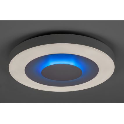 Rabalux - LED RGB Стельовий світильник з регулюванням яскравості LED/40W/230V 3000-6000K + пульт дистанційного керування