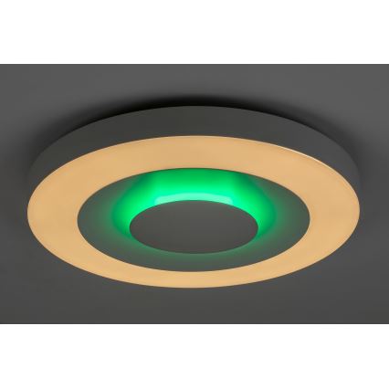 Rabalux - LED RGB Стельовий світильник з регулюванням яскравості LED/40W/230V 3000-6000K + пульт дистанційного керування