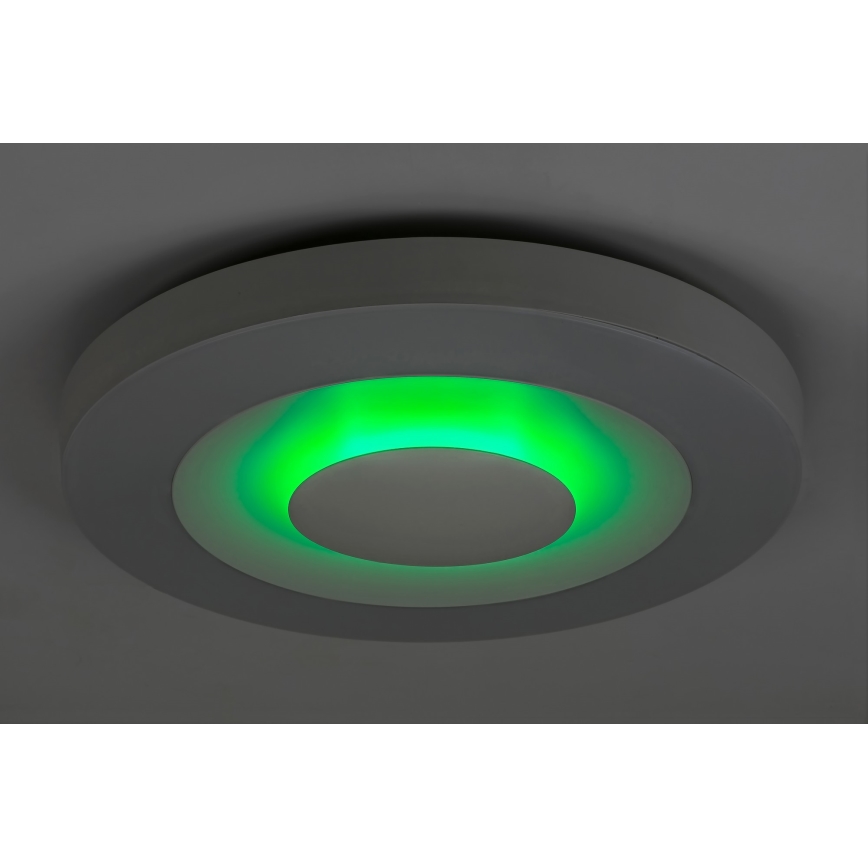 Rabalux - LED RGB Стельовий світильник з регулюванням яскравості LED/40W/230V 3000-6000K + пульт дистанційного керування