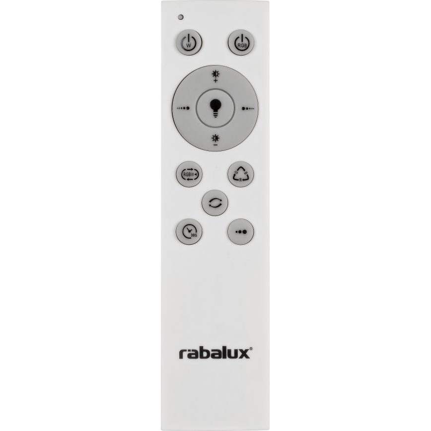 Rabalux - LED RGB Стельовий світильник з регулюванням яскравості LED/40W/230V 3000-6000K + пульт дистанційного керування