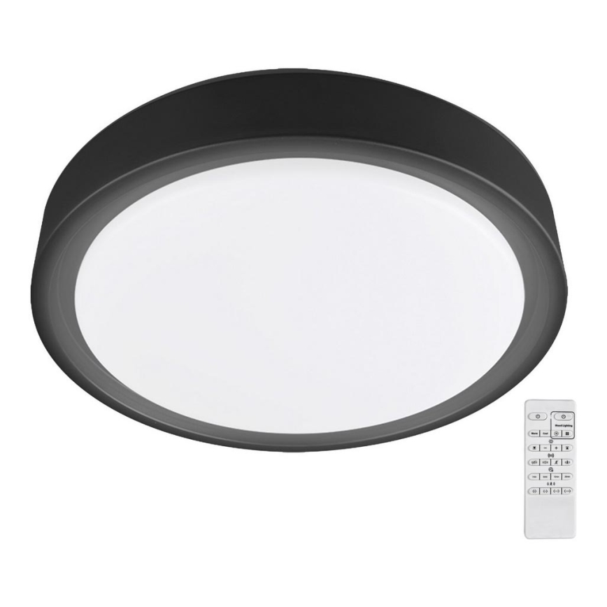 Rabalux - LED RGB стельовий світильник з регулюванням яскравості з датчиком LED/28W/230V 2700-5000K + пульт дистанційного керування