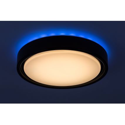 Rabalux - LED RGB стельовий світильник з регулюванням яскравості з датчиком LED/28W/230V 2700-5000K + пульт дистанційного керування