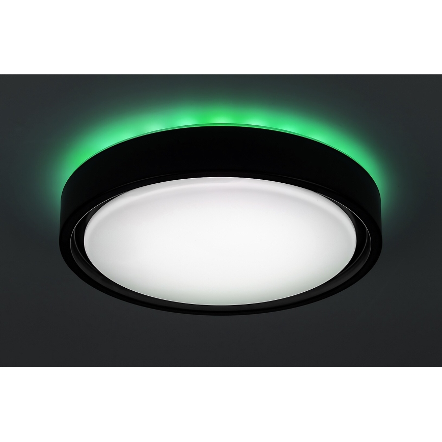 Rabalux - LED RGB стельовий світильник з регулюванням яскравості з датчиком LED/28W/230V 2700-5000K + пульт дистанційного керування