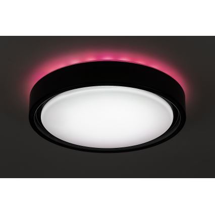 Rabalux - LED RGB стельовий світильник з регулюванням яскравості з датчиком LED/28W/230V 2700-5000K + пульт дистанційного керування