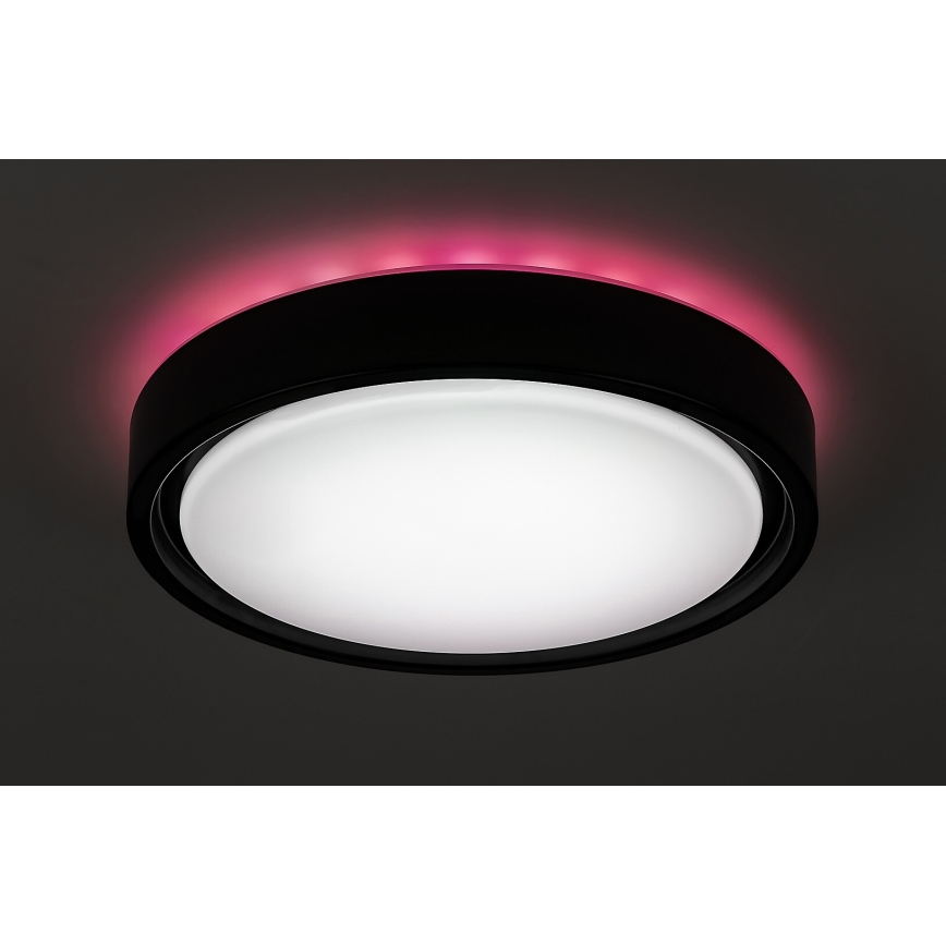 Rabalux - LED RGB стельовий світильник з регулюванням яскравості з датчиком LED/28W/230V 2700-5000K + пульт дистанційного керування