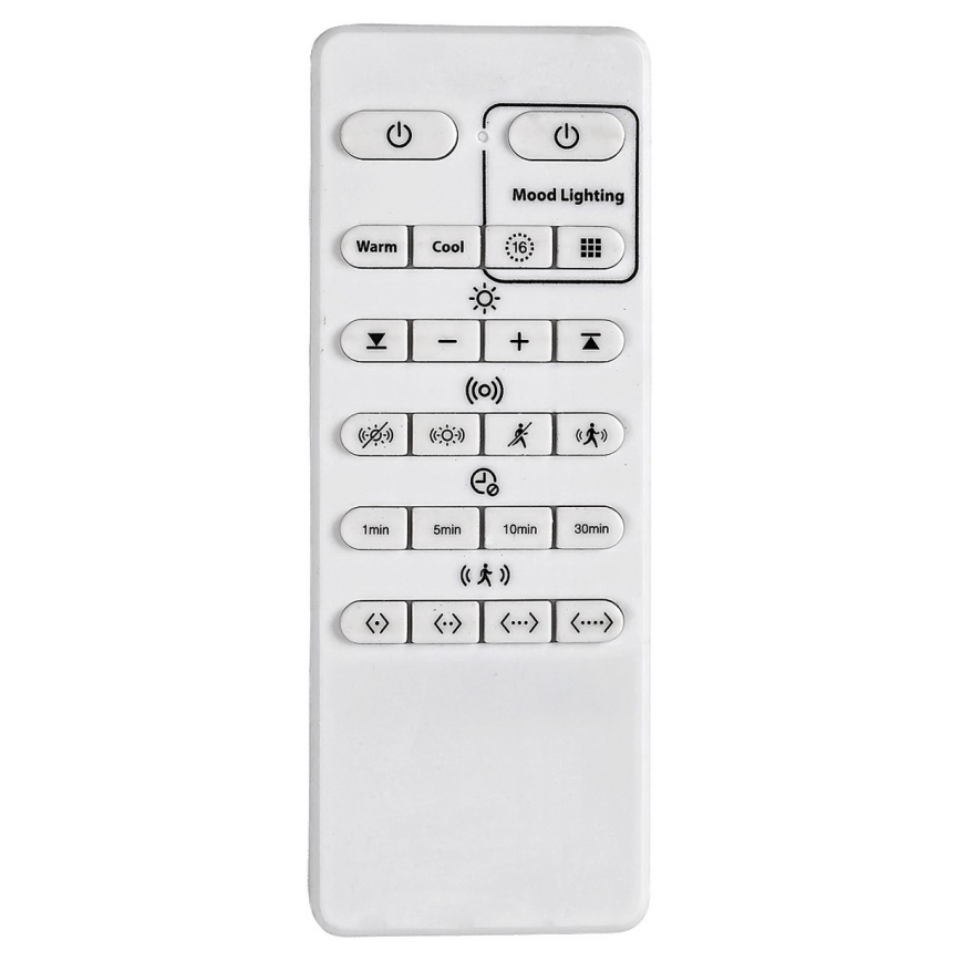 Rabalux - LED RGB стельовий світильник з регулюванням яскравості з датчиком LED/28W/230V 2700-5000K + пульт дистанційного керування