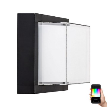 Rabalux - LED RGBW Вуличний настінний світильник з регулюванням яскравості LED/10W/230V IP54 Wi-Fi Tuya