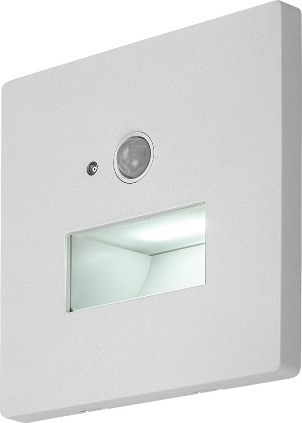 Rabalux - LED сходовий світильник з датчиком руху та сутінків LED/1W/230V 3000/4500/6500K білий
