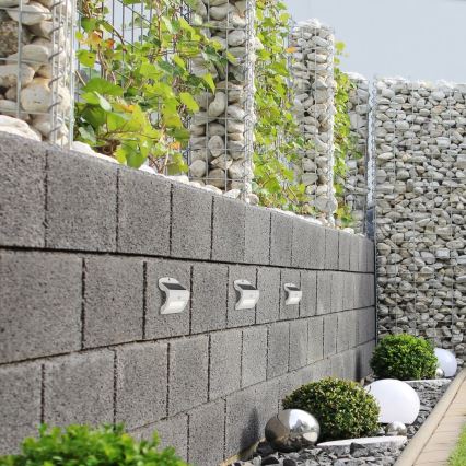 Rabalux - Светодиодный солнечный настенный светильник с датчиком IP44 1200 мАч