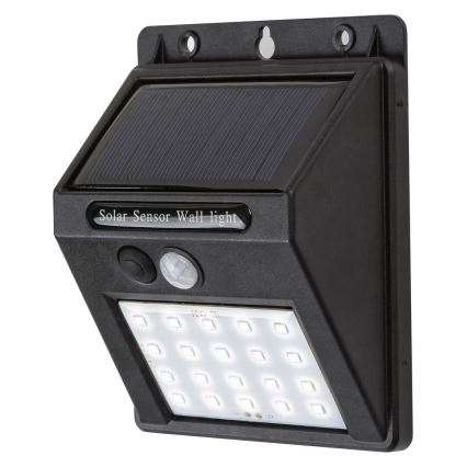 Rabalux - Светодиодный солнечный настенный светильник с датчиком IP44 1200 мАч