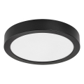 Rabalux - LED стельовий світильник для ванної кімнати LED/24W/230V діам. 22 см IP44 чорний