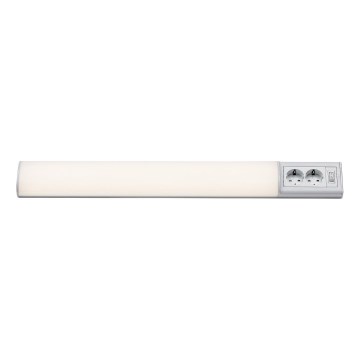 Rabalux - LED світильник для підсвітки стільниці з 2 розетками LED/15W/230V 4000K 70 см білий