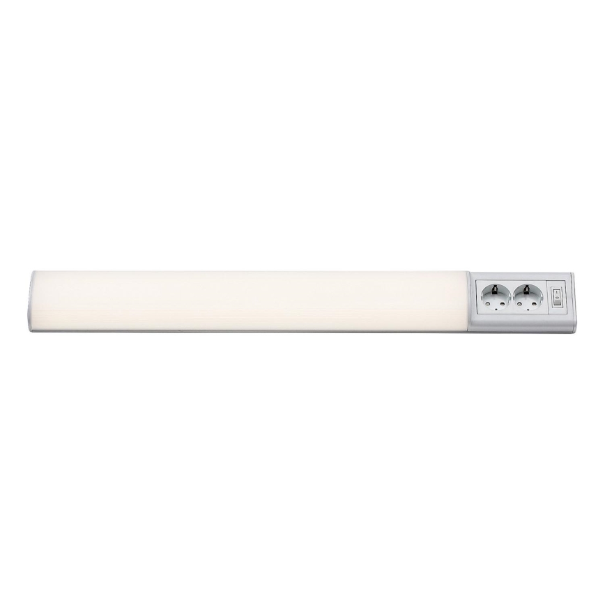 Rabalux - LED світильник для підсвітки стільниці з 2 розетками LED/15W/230V 4000K 70 см білий