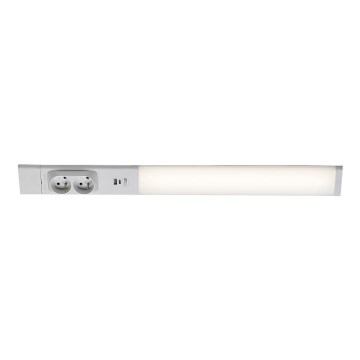 Rabalux - LED світильник для підсвітки стільниці з розетками LED/18W/230V 4000K 60 cm білий