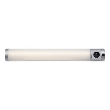 Rabalux - LED світильник для підсвітки стільниці з розетками LED/8W/230V 4000K 68 cm срібний