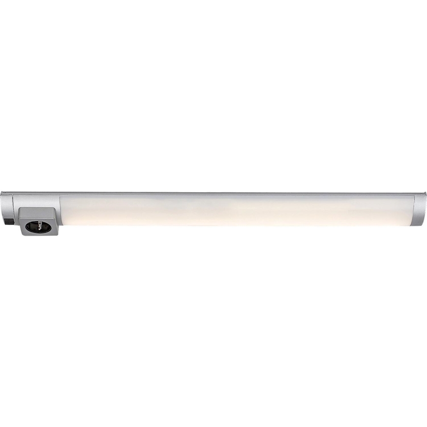 Rabalux - LED Світильник для підсвітки стільниці з розеткою LED/5W/230V 4000K 45 см матовий хром
