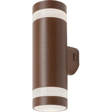 Rabalux - LED уличный настенный светильник LED/16W/230V IP65 коричневый