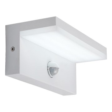 Rabalux - LED Вуличний настінний світильник з датчиком LED/9W/230V 2700/4000/6500K IP54 білий