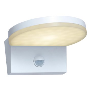 Rabalux - LED Вуличний настінний світильник з датчиком LED/9W/230V 2700/4000/6500K IP54 білий