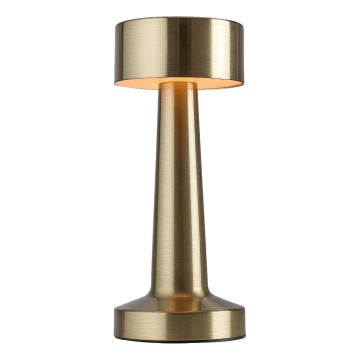 Rabalux - LED зарядна сенсорна настільна лампа LED/2,7W/5V 1200mAh 3000/4000/6000K золота