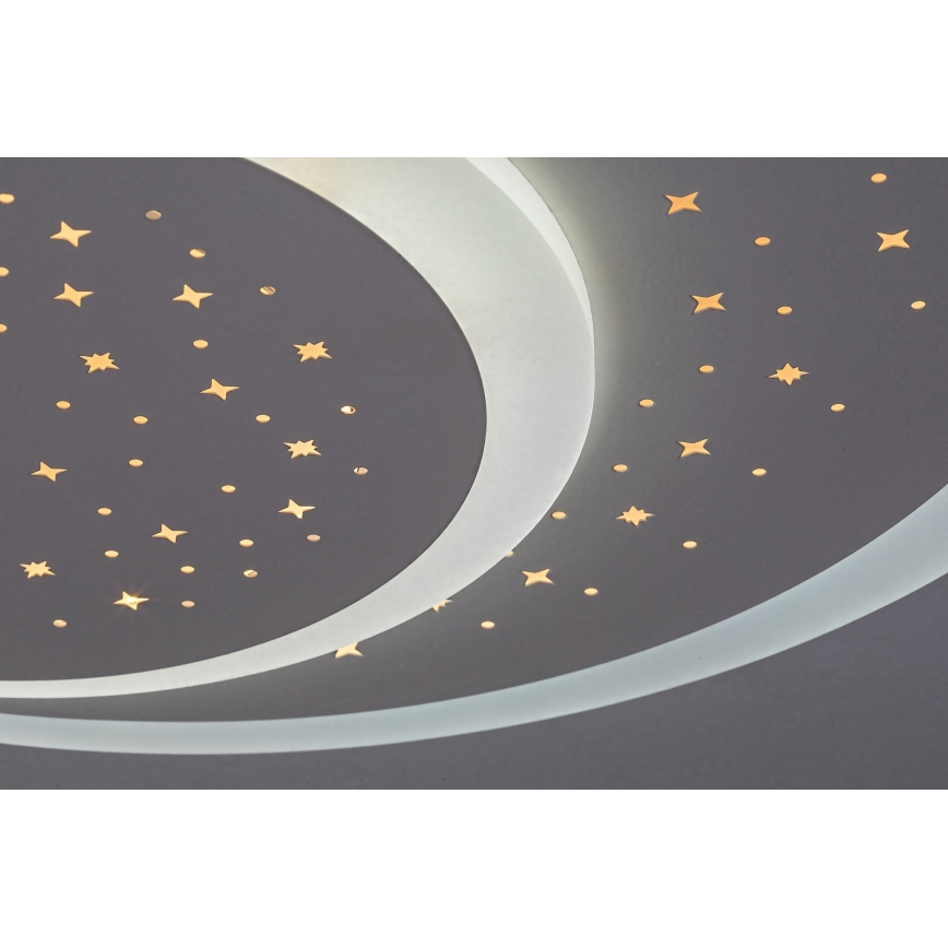 Rabalux - LED стельовий світильник із плавним регулюванням яскравості LED/47W/230V 3000-6000K + пульт дистанційного керування діаметром 48 см