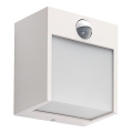 Rabalux - LED Зовнішній настінний світильник з датчиком LED/12W/230V білий IP44