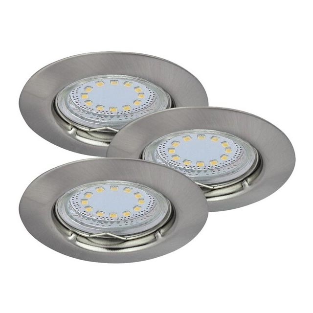 Rabalux - НАБІР 3xLED Вбудований стельовий світильник 3xGU10/3W/230V IP40