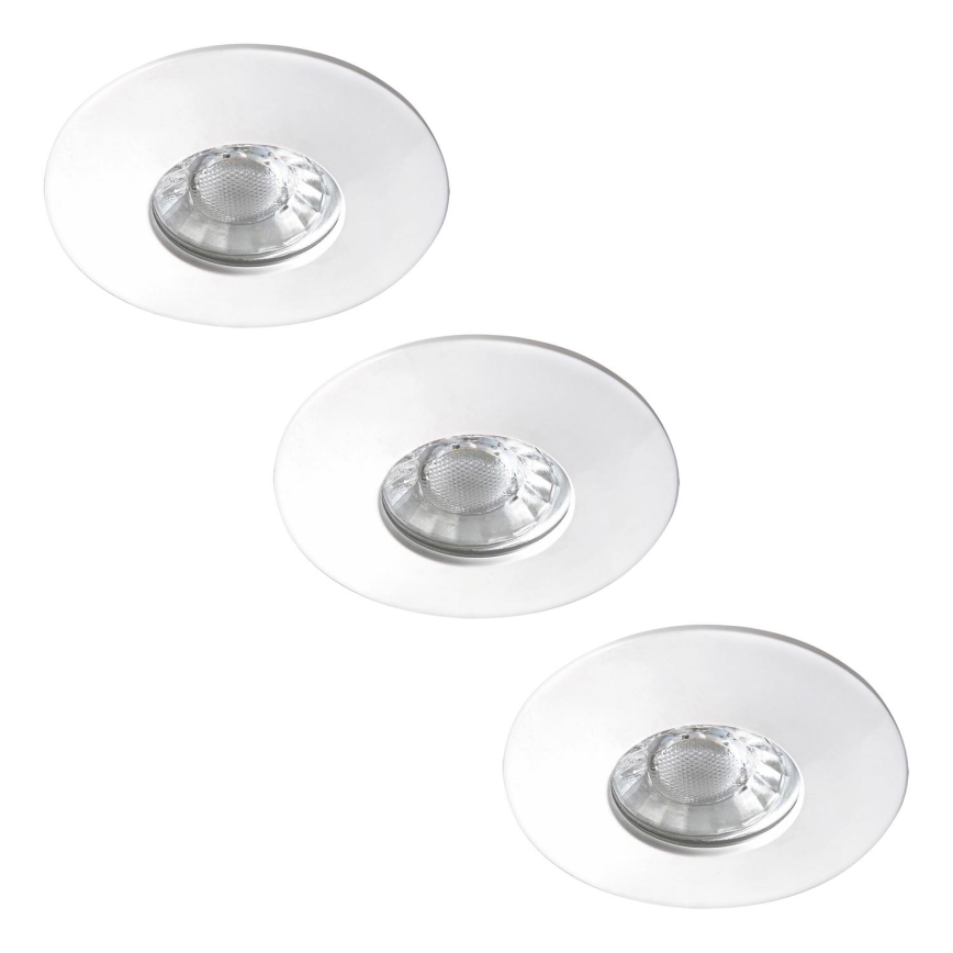 Rabalux - НАБІР 3xLED Вбудований світильник для ванної кімнати 3xLED/4W/230V IP44