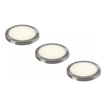 Rabalux - НАБОР 3x Светодиодная подсветка для шкафа с регулированием яркости 3xLED/1W/230V 4000K