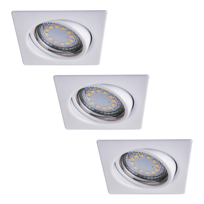 Rabalux - НАБОР 3x Светодиодный встроенный светильник 3xGU10/3W/230V IP40