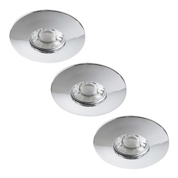 Rabalux - набор из 3 LED-светильников, встраиваемых в потолок для ванной комнаты LED/4W/230V IP44