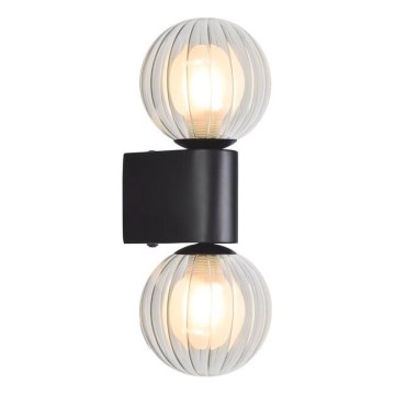 Rabalux - Настенный светильник для ванной комнаты 2xG9/3,5W/230V IP44 черный