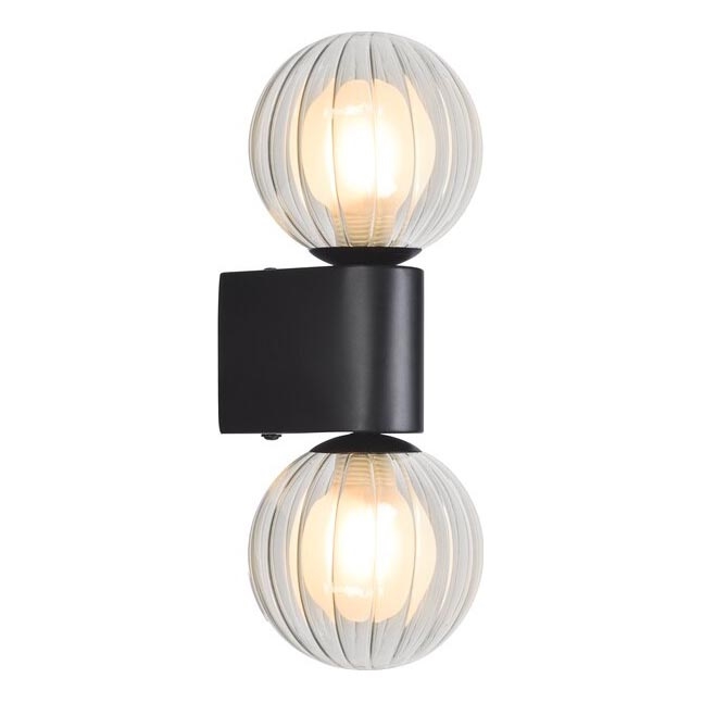 Rabalux - Настенный светильник для ванной комнаты 2xG9/3,5W/230V IP44 черный